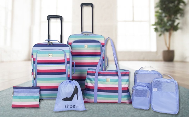 8-Piece Luggage Sets $60 Shipped!