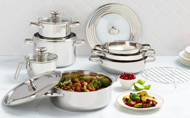 13-Piece Cookware Set $129 Shipped