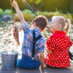 Two Kids Fishing