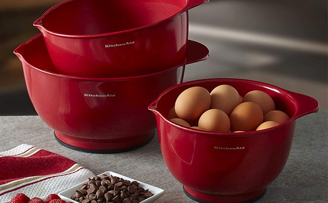 KitchenAid Mixing Bowls 3-Piece Set $23