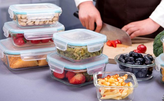 18-Piece Food Containers Set $27 Shipped