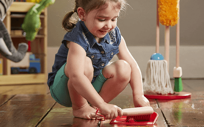 Melissa & Doug 6-Piece Cleaning Set $25 Shipped