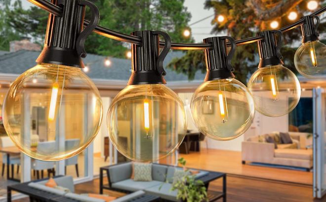 100-Foot Patio String Lights $29 Shipped