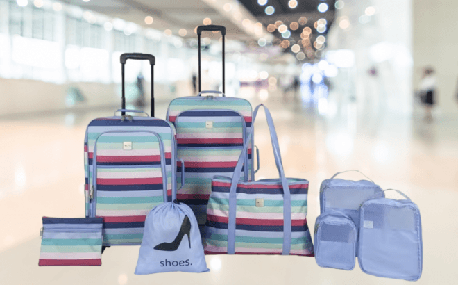 8-Piece Luggage Set $59 Shipped