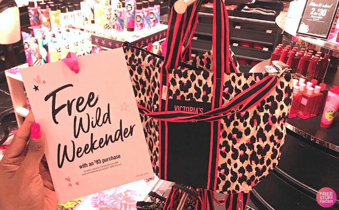 Free Weekender with Purchase! @Victoria's Secret @VSPINK #thevsguy