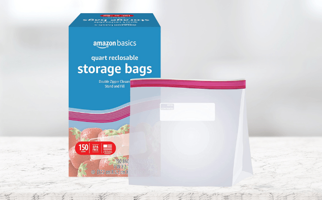 Quart Storage Bags 150-Count for $8.67