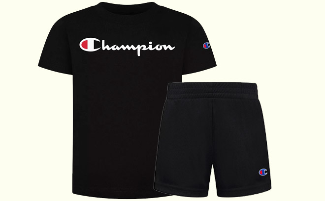 Champion Baby T-Shirt & Shorts Set $5.93