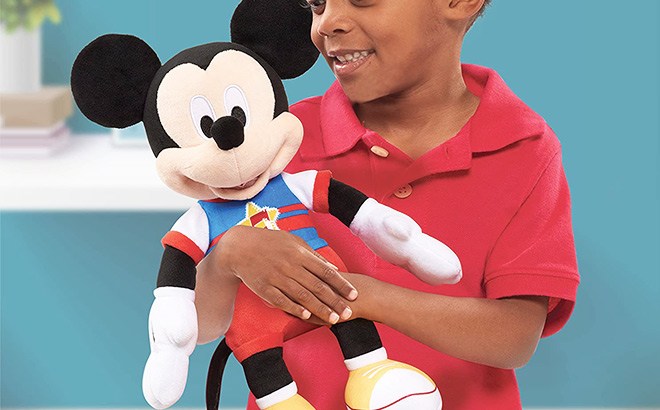 12-Inch Mickey Mouse Singing Plush $12