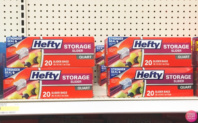 Hefty Storage Slider Bags Count Free Stuff Finder