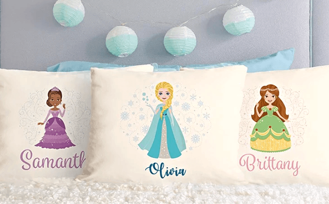 Princess Throw Pillow Cover $11.99 Shipped