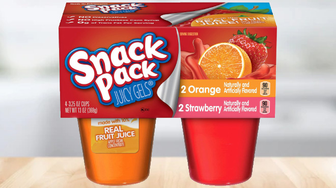 Snack Pack Juicy Gels Cups 4 Pack