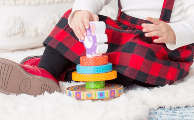 Melissa & Doug Elephant Rocking Stacker $8