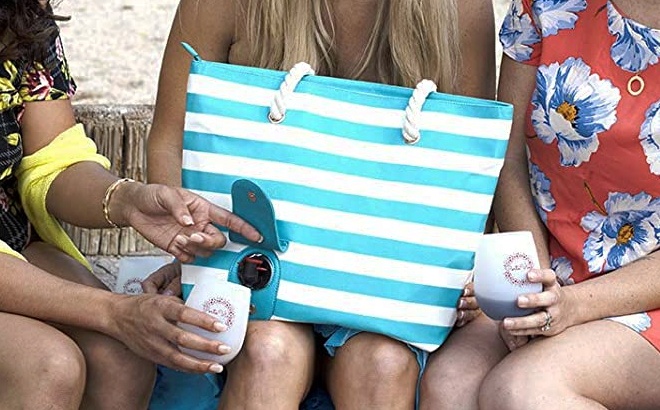 Beach Beverage Tote $44 Shipped