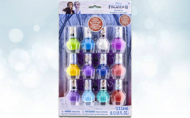 Disney Frozen 12-Piece Kids Nail Polish $8.99