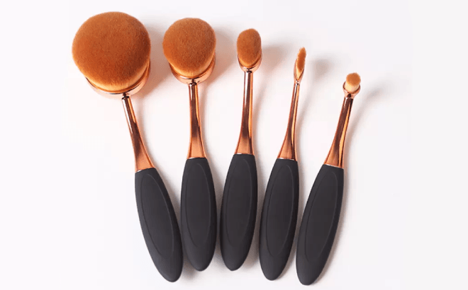 Makeup Brushes Set 5-Piece for $7.99