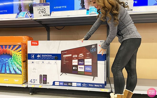 TCL 43-Inch 4K Smart TV $229 Shipped