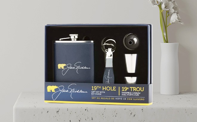 Men’s Flask & Keychain Golf Set $18.70