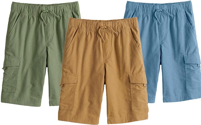 Boys Cargo Shorts $5