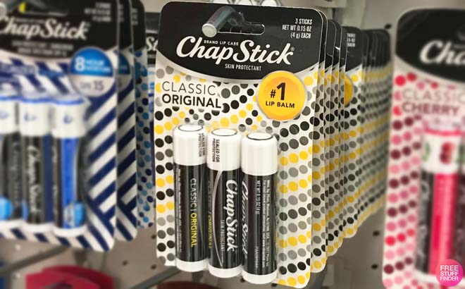 ChapStick 3-Packs for $1.89 Each