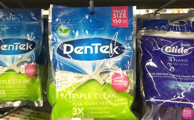 DenTek Floss Picks 150-Pack for $3.51 Shipped