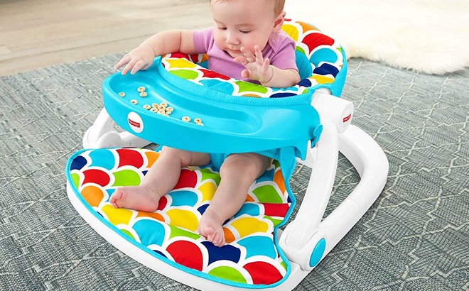 Fisher-Price Floor Seat with Toy-Tray $39 Shipped