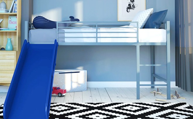 Kids Loft Bed with Slide $155 Shipped!