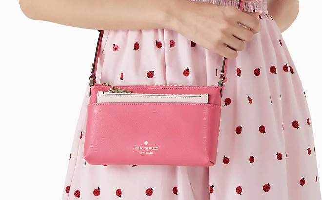 Kate Spade Pink Sadie Crossbody Set