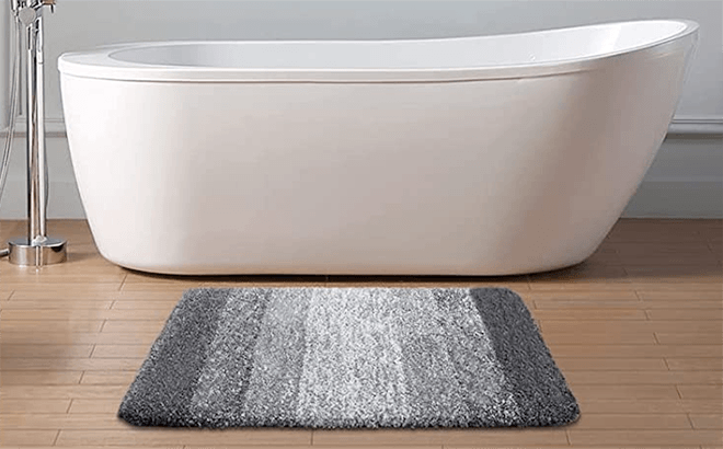 OLANLY Luxury Extra Soft Microfiber Bathroom Rug