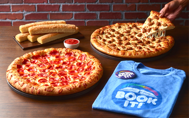 Pizza and Tee from Pizza Hut Book It Program