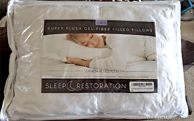 Sleep Restoration 2-Pack Bed Pillows $15