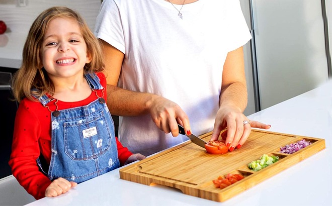 Extra Large Bamboo Cutting Board $14.99