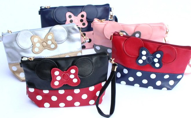 Minnie Mouse Cosmetic Bags $10.99 Shipped