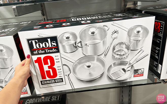 Cookware 13-Piece Set $37 Shipped