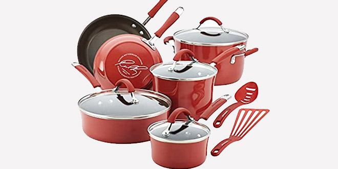 12-Piece Cookware Set $74