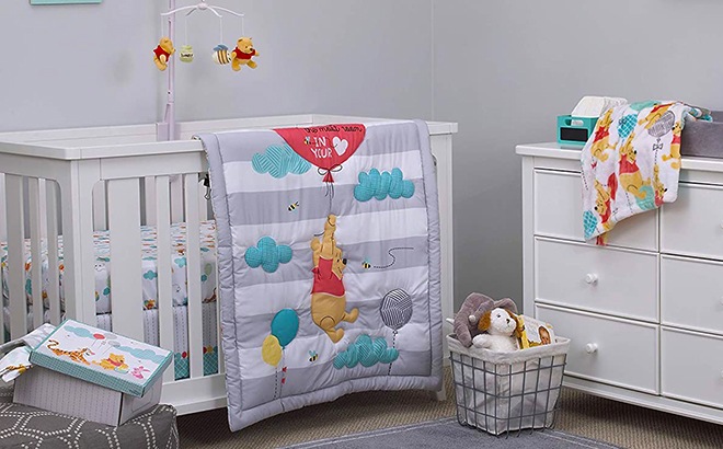 Disney 4-Piece Crib Set $34 Shipped