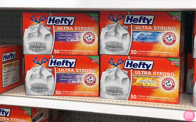 Hefty 110-Count Trash Bags $10.24