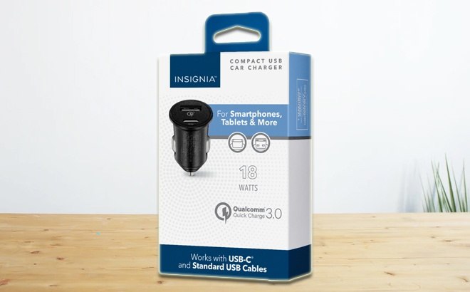 Insignia Car Charger $9.99