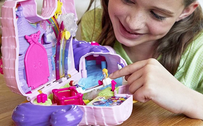 Polly Pocket Unicorn Playset $12.99