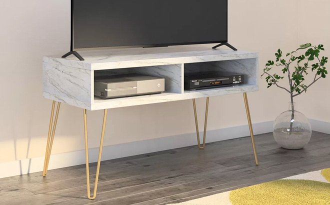 Marble TV Stand $124 + $25 Kohl’s Cash