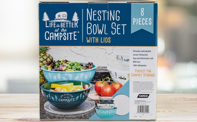 8-Piece Nesting Bowl Set $25 Shipped