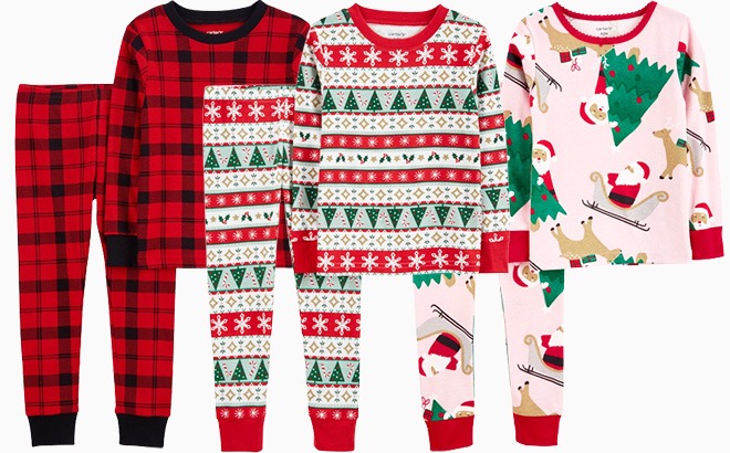 Carter’s Baby Christmas Pajamas 50% Off