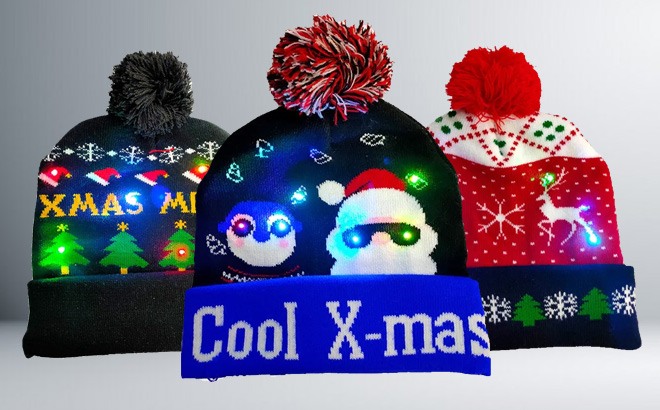 Christmas Lit Beanies $12.99 Shipped