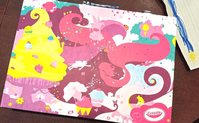 Crayola Inspiration Art Case - Pink Portable Art Studio 140 Art & Coloring  Su 766082218138