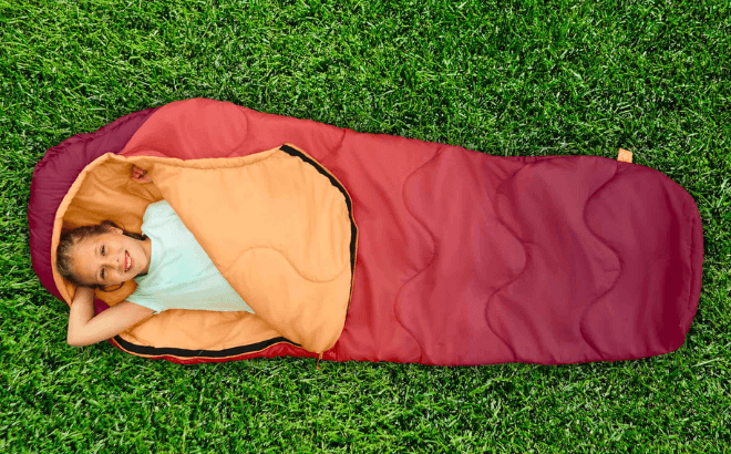 Youth Mummy Sleeping Bag $17.97