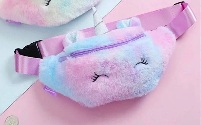 Fluffy Unicorn Fanny Pack $12.99 | Free Stuff Finder