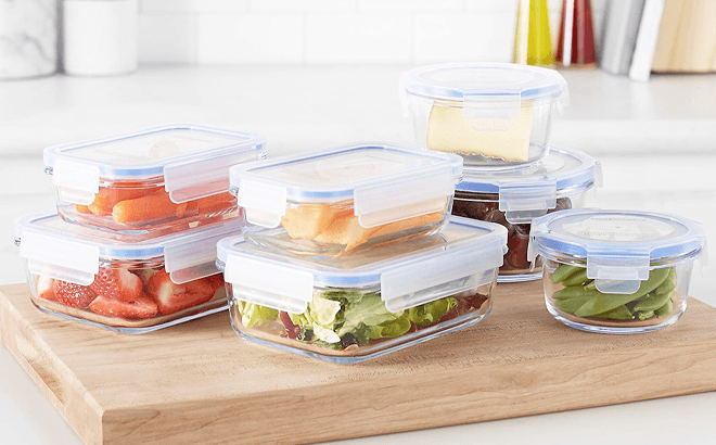 Glass Storage Containers 14-Piece Set $18.99