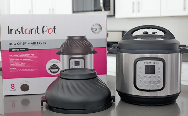 Instant Pot Pressure Cooker & Air Fryer $112