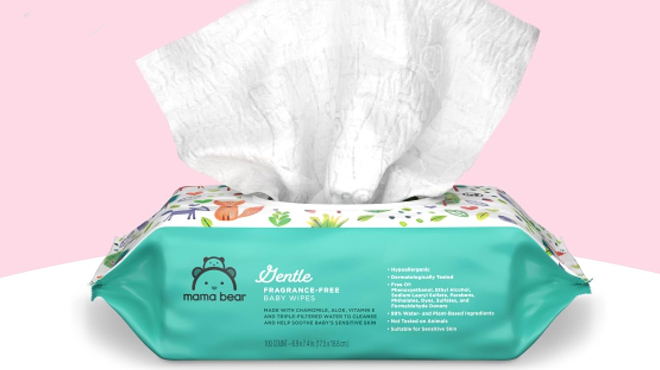 Mama Bear Fragrance Free Baby Wipes