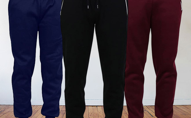 Fleece-Lined Joggers 4-Pack $29.99