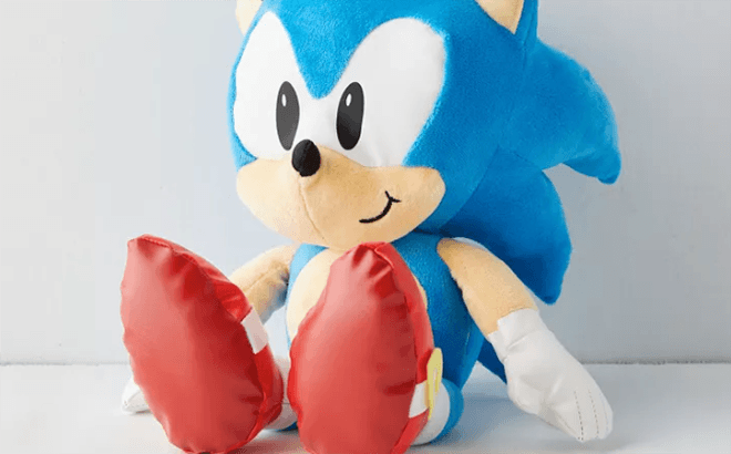 Sonic The Hedgehog Jumbo Plushie $11.99